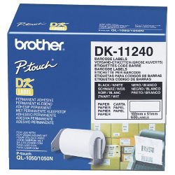 Brother DK-11240 Black on White (Genuine)