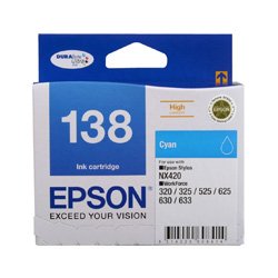 Epson 138 Cyan High Yield (C13T138292) (Genuine)