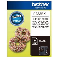 Brother LC233BK Black (Genuine)