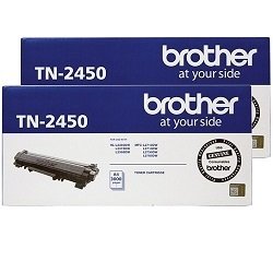 Brother TN-2450 2 Pack Bundle (Genuine)