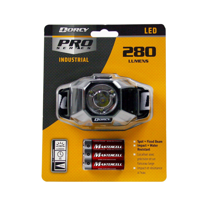 Dorcy Pro Series 280 Lumen Industrial Headlamp