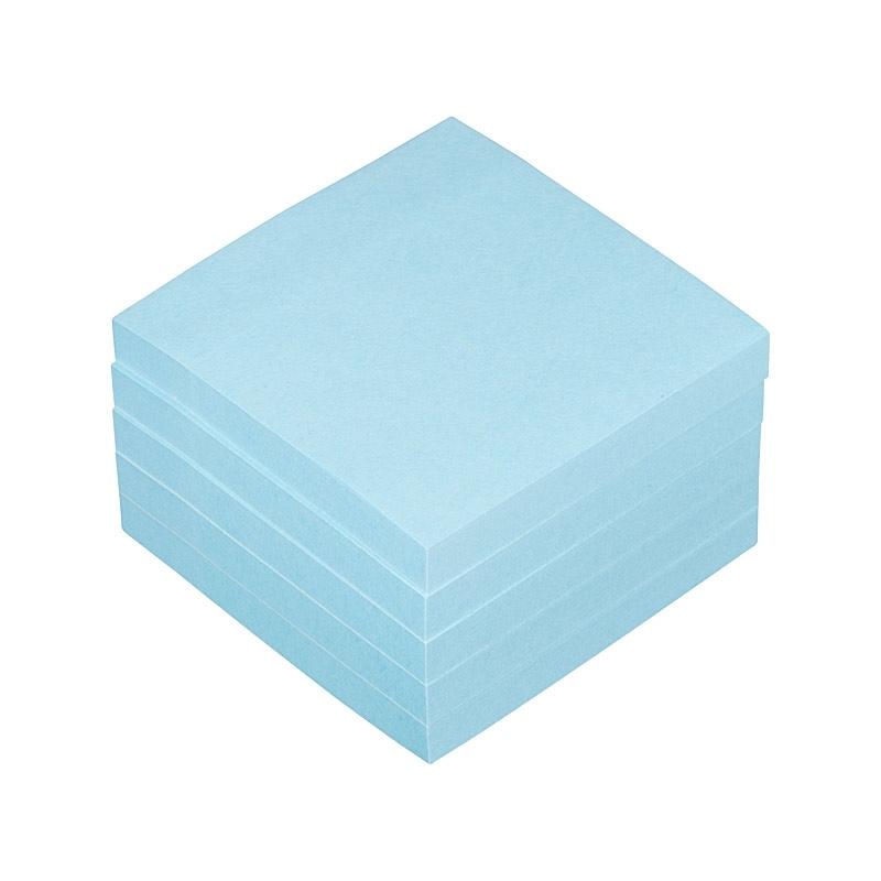 Post-It Super Sticky Notes Blue 76 x 76mm 5-Pack - Box of 4