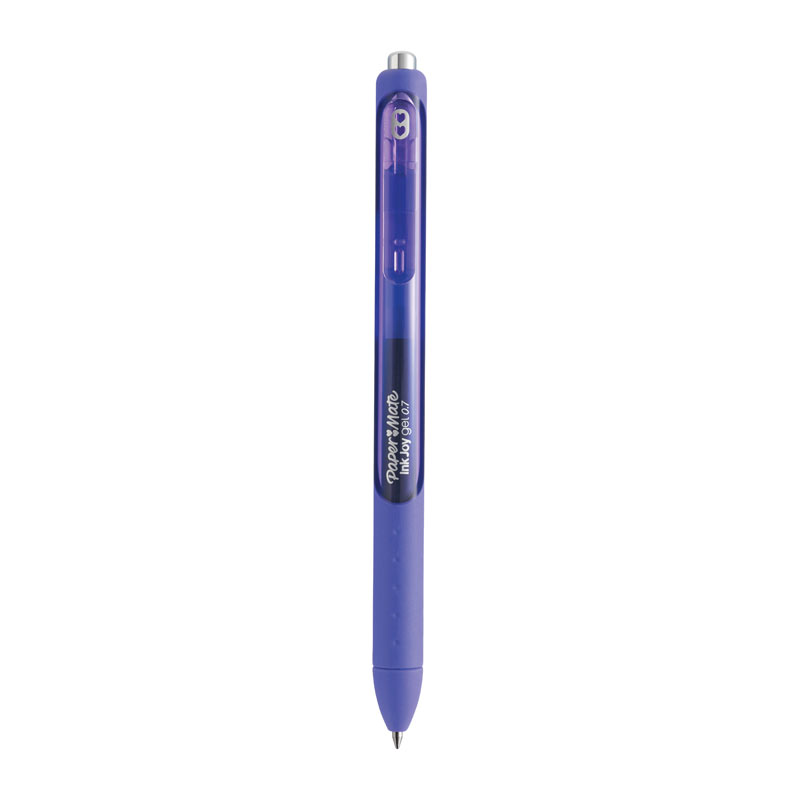 Paper Mate Inkjoy Retractable Gel Pen Purple - Box of 12