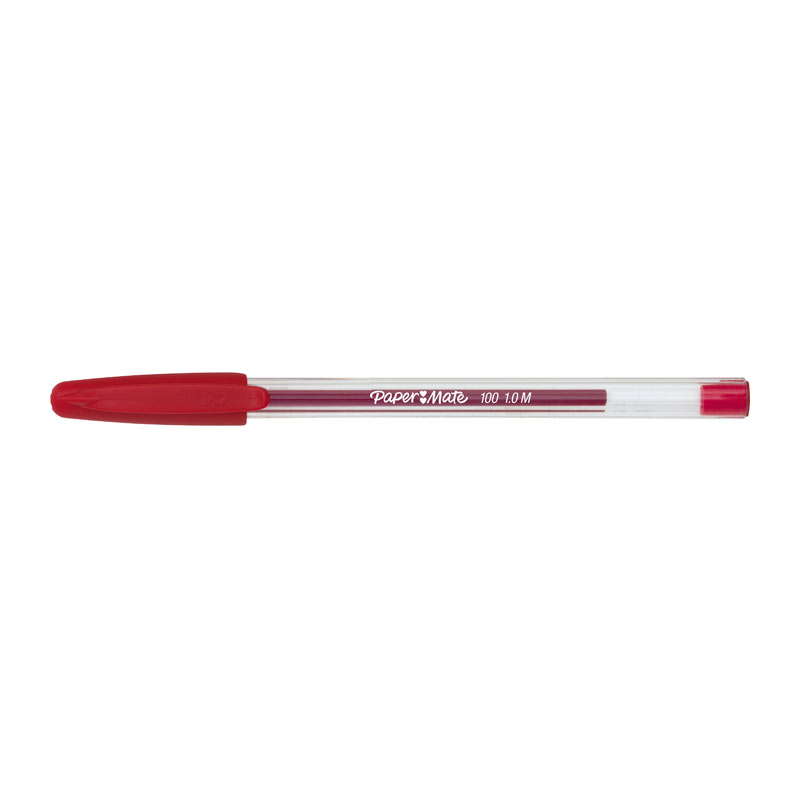 Paper Mate InkJoy 100ST Ball Pen Red - Box of 12