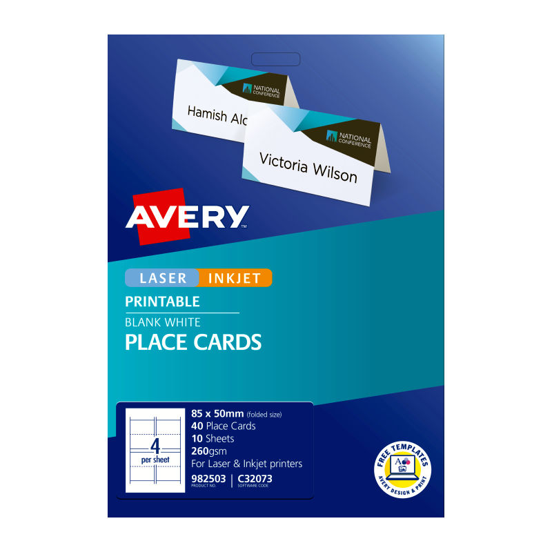 Avery Label Fold C32073 50mm - Pack of 10