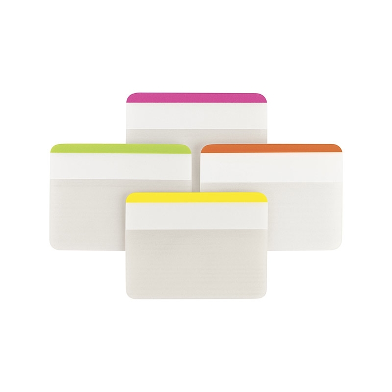 Post-It 686F-1BB Filing Tabs - Bright Colours 50 x 38mm - Pack of 144