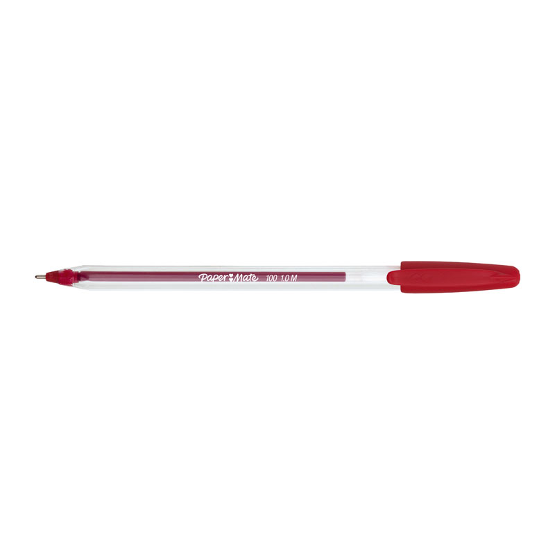 Paper Mate InkJoy 100ST Ball Pen Red - Box of 12