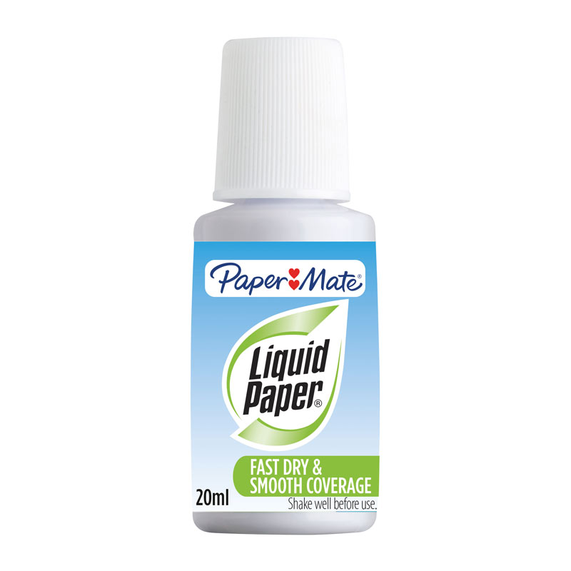 Paper Mate Liquid Paper Correction Fluid FAssorted Dry 20ml - Box of 12