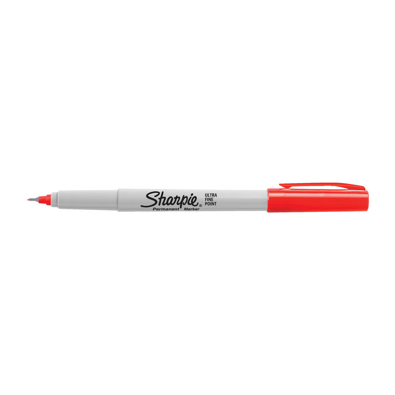 Sharpie Ultra Fine Point Permanent Marker Red - Box of 12