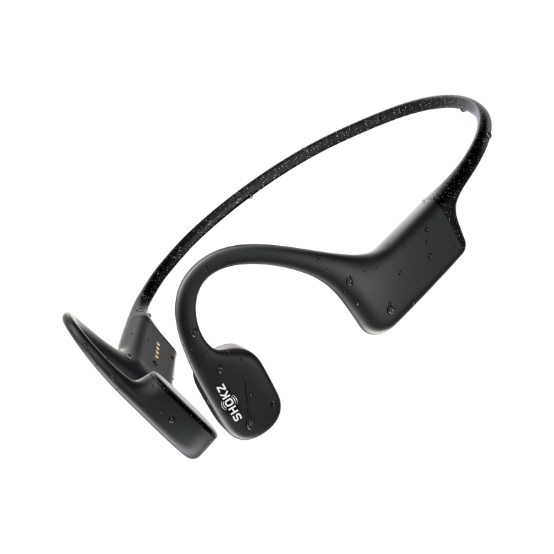 Shokz OpenSwim Bone Conduction Sports Headphones - Black