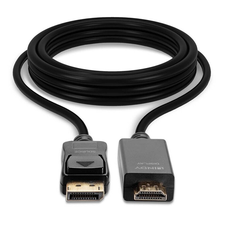 Lindy 1m DisplayPort to HDMI 10.2G Cable