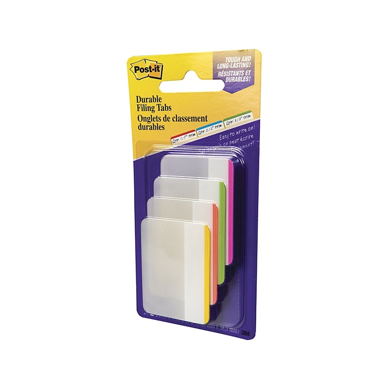 Post-It 686F-1BB Filing Tabs - Bright Colours 50 x 38mm - Pack of 144