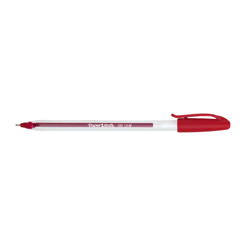 Paper Mate InkJoy 100ST Ball Pen Red - Box of 12