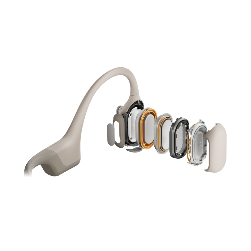 Shokz OpenRun Pro Bone Conduction Sports Headphones - Beige