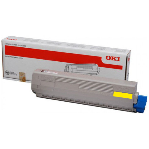 Oki 44844525 Yellow Genuine Toner Cartridge