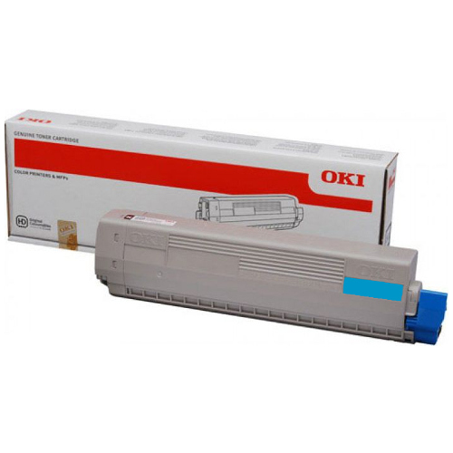 Oki 44844527 Cyan Genuine Toner Cartridge