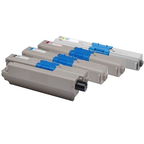 5 Pack Oki Compatible 44973545-8 Toner Cartridges