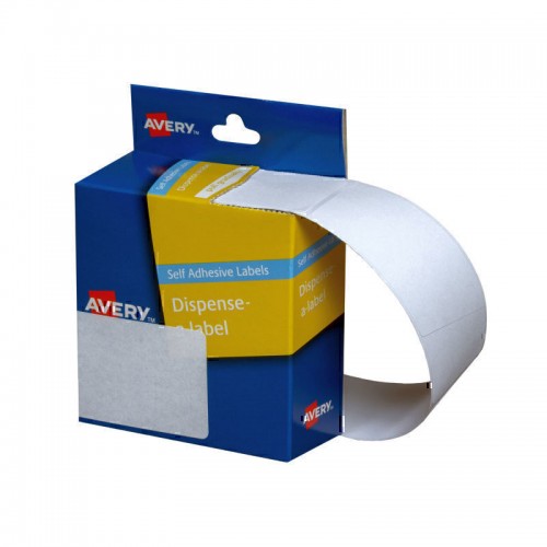 Avery Dispenser Rectangle White 89x43 Labels DMR8943W