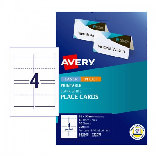 Avery Label Fold C32073 50mm - Pack of 10