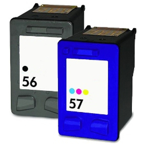 3 Pack HP Compatible 56/57 Ink Cartridges (C6656AA-C6657AA)