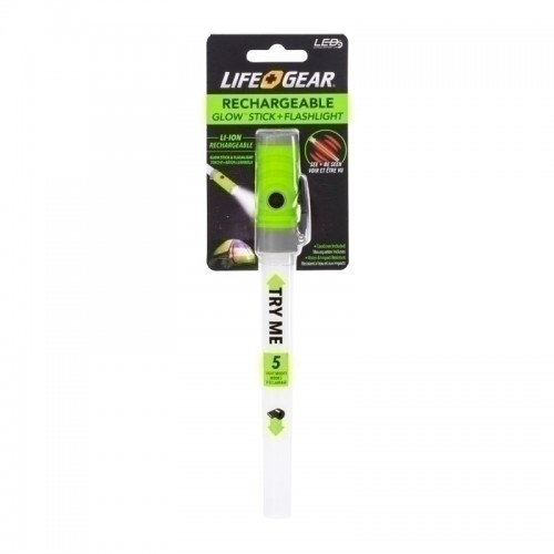 Lifegear USB Rechargeable Glowstick & Flashlight