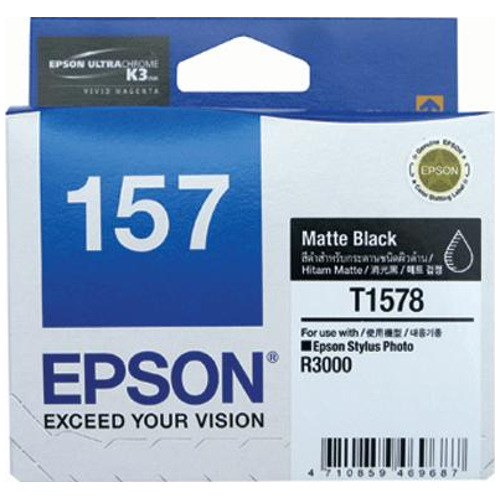 Epson 157 Matte Black Genuine Ink Cartridge (C13T157890)