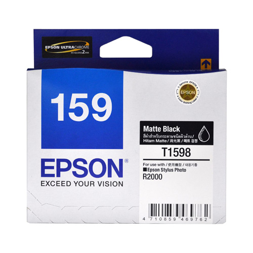 Epson 159 Matte Black Genuine Ink Cartridge (C13T159890)