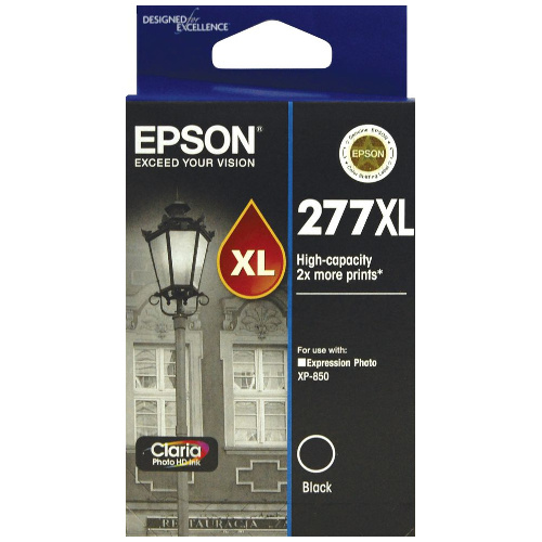 Epson 277XL Black High Yield Genuine Ink Cartridge (C13T278192)