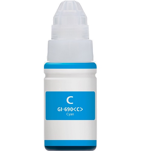 Canon Compatible GI-690C Cyan High Yield Ink Bottle