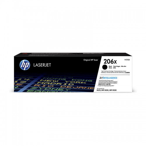 HP 206X Black High Yield Genuine Toner Cartridge (W2110X)