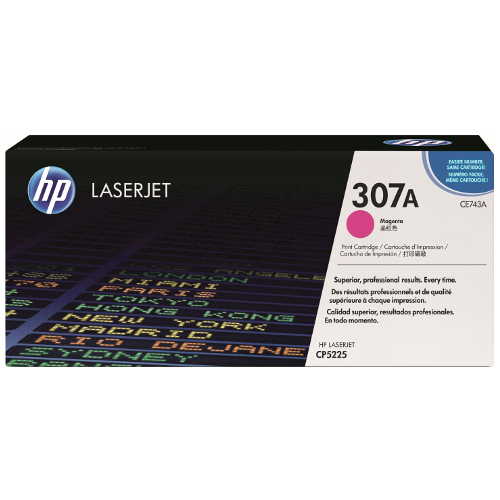 HP 307A Magenta Genuine Toner Cartridge (CE743A)