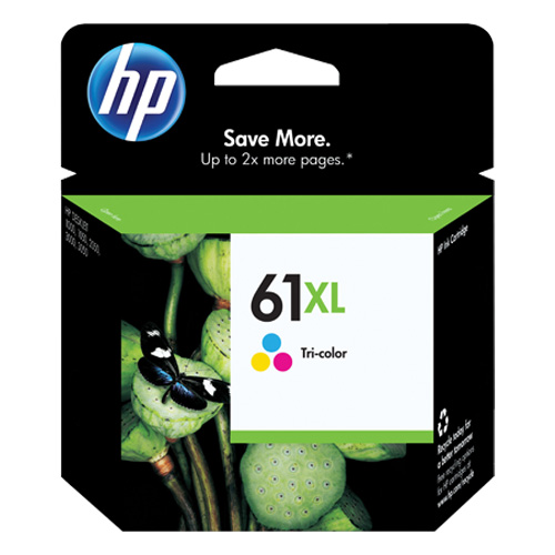 HP 61XL Tri-Colour High Yield Genuine Ink Cartridge (CH564WA)