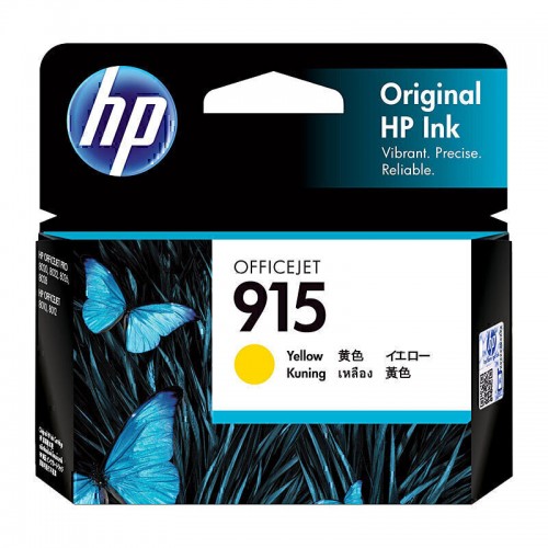 HP 915 Yellow Genuine Ink Cartridge (3YM17AA)