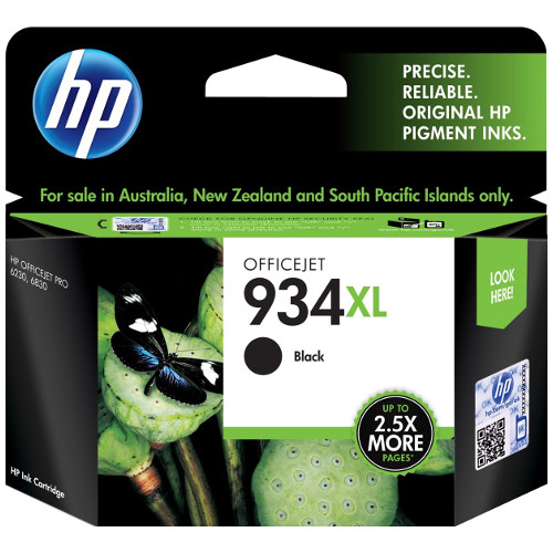 HP 934XL Black High Yield Genuine Ink Cartridge (C2P23AA)