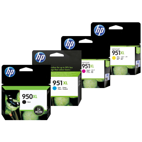 4 Pack HP 950XL/951XL Genuine Ink Cartridges (CN045AA-CN048AA)