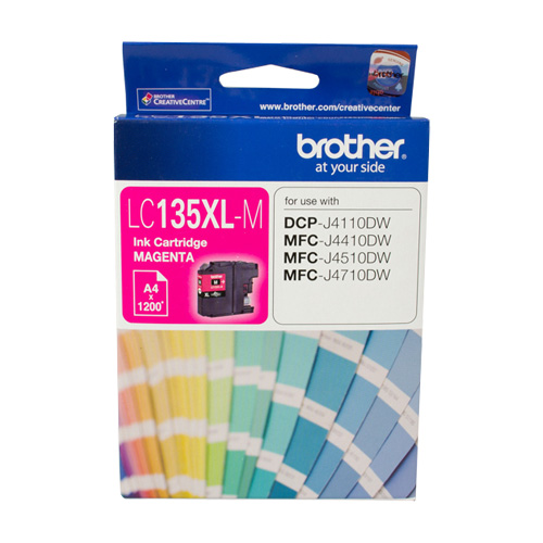 Brother LC135XL-M Magenta High Yield Genuine Ink Cartridge