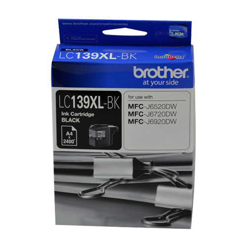 Brother LC139XL-BK Black Extra High Yield Genuine Ink Cartridge