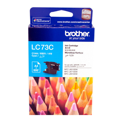 Brother LC73C Cyan High Yield Genuine Ink Cartridge