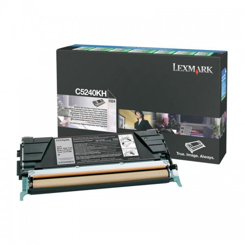 Lexmark C5240KH Black High Yield Genuine Toner Cartridge