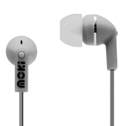 Moki Dots Noise Isolation Earbuds - White