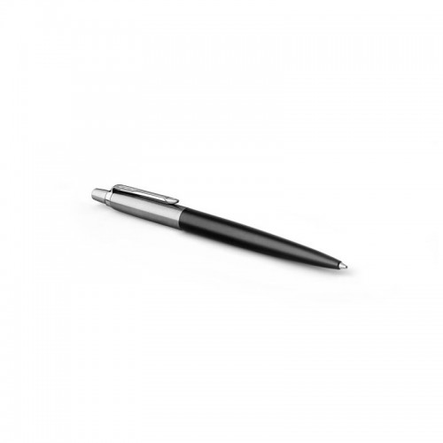 Parker Jotter Bond Street Black Chrome Trim Ballpoint Pen