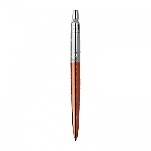 Parker Jotter  Chelsea Orange Chrome Trim Ballpoint Pen