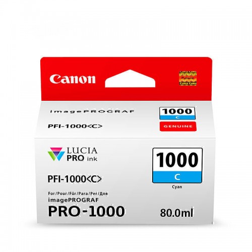 Canon PFI-1000C Cyan Genuine Ink Cartridge