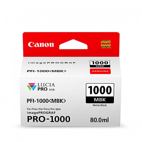 Canon PFI-1000MBK Matte Black Genuine Ink Cartridge