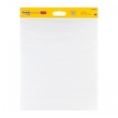 Post-It Self-Stick Wall Pad Primary Ruled 508 x 584mm 2-Pack