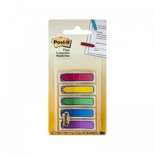 Post-It 684-ARR1 Arrow Flags - Primary Colours 12 x 45mm - Pack of 30