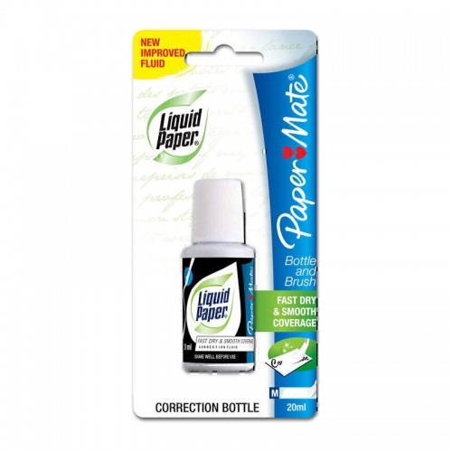 Paper Mate Liquid Paper Correction Fluid FAssorted Dry 20ml - Box of 12