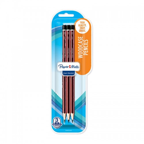 Paper Mate HB Woodcase Pencil - Pack of 3 - Box of 12