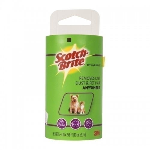 Scotch-Brite 837RF-56 Pet Lint Roller Refills 56 sheets - Box of 6