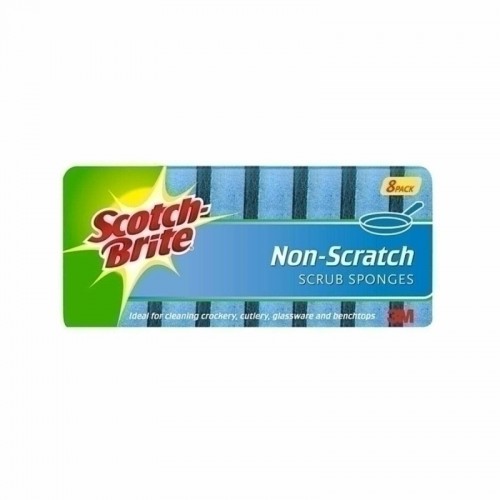 Scotch-Brite Non-Scratch Scrub Sponge - Pack of 8